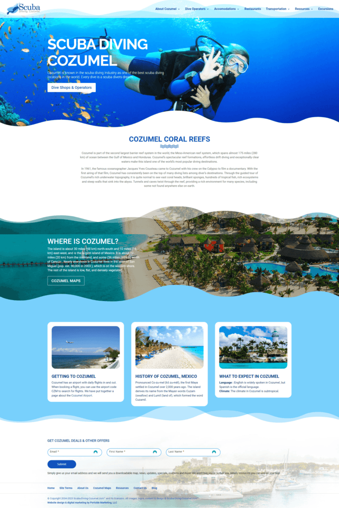 runlocal website design tourism2 2023 07 04 12 58 39 Website Design for Ocoee Audiologists